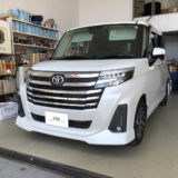 トヨタ・ルーミー　右フロントドア凹み　デントリペア　