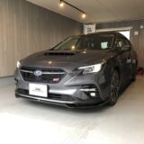 スバル・レヴォーグ　右クォーターパネル凹み　デントリペア