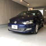 フォルクスワーゲン・ポロ　左リアドア凹み　デントリペア