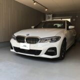 BMW330i Mスポーツ　ボンネット凹み　デントリペア