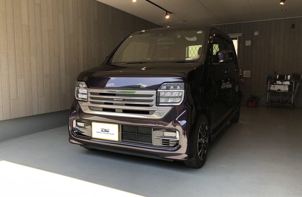 ホンダ・N-WGN　運転席ドア凹み　デントリペア