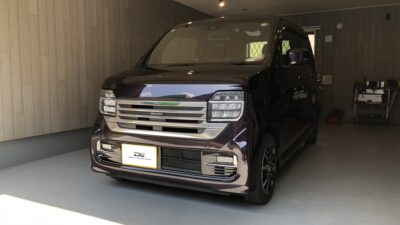 ホンダ・N-WGN　運転席ドア凹み　デントリペア