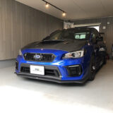 スバル・WRX　右側リアドア凹み　デントリペア