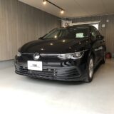 フォルクスワーゲン・ゴルフ　右クォーターパネル凹み　デントリペア