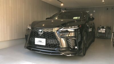 レクサス・RX　運転席ドア凹み　デントリペア