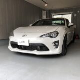 トヨタ・86　助手席側ドア凹み　デントリペア