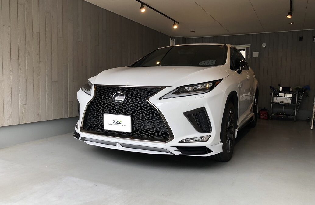 レクサス・RX　助手席ドア凹み　デントリペア