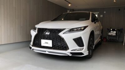レクサス・RX　助手席ドア凹み　デントリペア