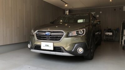 スバル・フォレスター　右側リアドア凹み　デントリペア