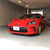 トヨタ・GR86　運転席側ドア凹み　デントリペア