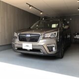 スバル・フォレスター　運転席側ドア凹み　デントリペア