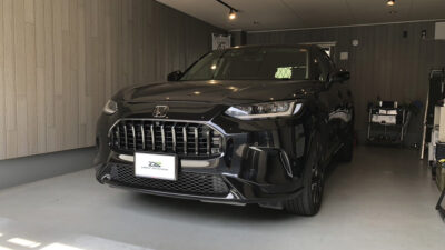 ホンダ・ZR-V　助手席側ドア凹み　デントリペア