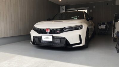 【大和市】ホンダ・シビック タイプR　右クォーターパネル凹み修理　デントリペア
