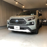 【座間市】トヨタ・RAV4　右リアドア凹み修理　デントリペア