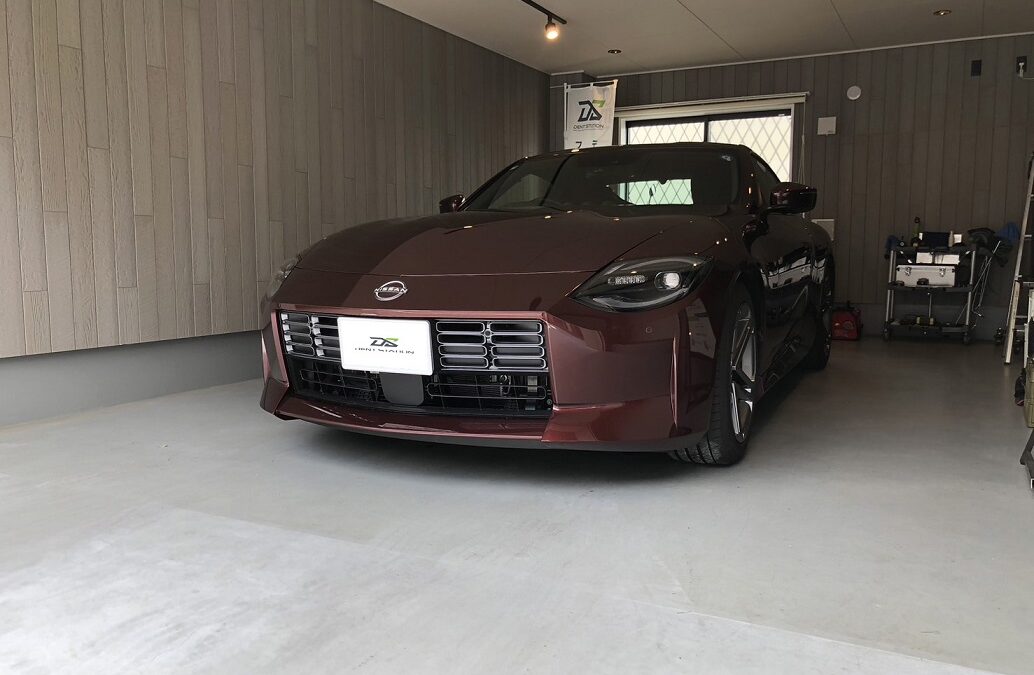 【横浜市】日産・フェアレディZ　左クォーターパネル凹み修理　デントリペア